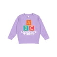 thumbnail image 1 of Inktastic 3rd Birthday 3 Year Old Alphabet Toddler Sweatshirt, 1 of 4