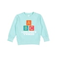 thumbnail image 1 of Inktastic 3rd Birthday 3 Year Old Alphabet Toddler Sweatshirt, 1 of 4