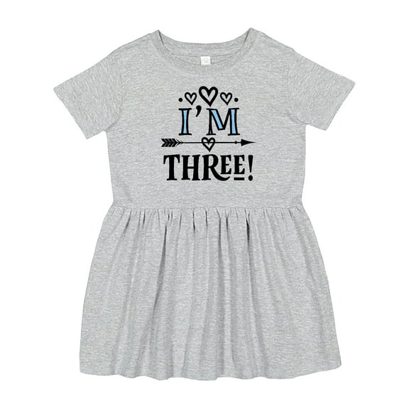 Inktastic 3rd Birthday 3 Year Old Arrow Girls Toddler Dress