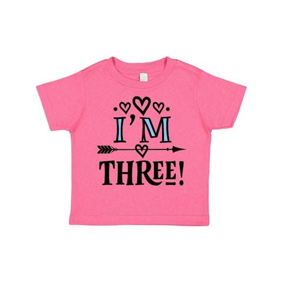 Inktastic 3rd Birthday 3 Year Old Arrow Girls Toddler T-Shirt