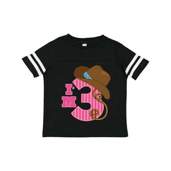Inktastic 3rd Birthday 3 Year Old Cowgirl Girls Toddler T-Shirt