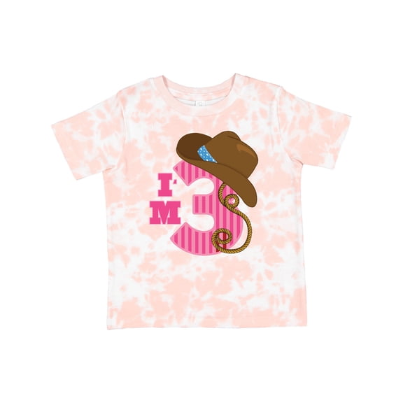 Inktastic 3rd Birthday 3 Year Old Cowgirl Girls Toddler T-Shirt