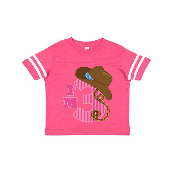 Inktastic 3rd Birthday 3 Year Old Cowgirl Girls Toddler T-Shirt