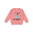 thumbnail image 1 of Inktastic 3rd Birthday 3 Year Old Dinosaur Party Toddler Sweatshirt, 1 of 4