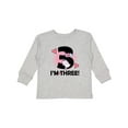 thumbnail image 1 of Inktastic 3rd Birthday 3 Year Old Girl Unicorn Girls Long Sleeve Toddler T-Shirt, 1 of 5