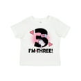 thumbnail image 1 of Inktastic 3rd Birthday 3 Year Old Girl Unicorn Girls Toddler T-Shirt, 1 of 5