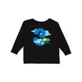 thumbnail image 1 of Inktastic 3rd Birthday Airplane Pilot Boys Long Sleeve Toddler T-Shirt, 1 of 5