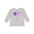 thumbnail image 1 of Inktastic 3rd Birthday Balloons 3 Year Old Girls Long Sleeve Toddler T-Shirt, 1 of 5