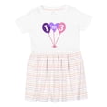 thumbnail image 1 of Inktastic 3rd Birthday Balloons 3 Year Old Girls Toddler Dress, 1 of 5
