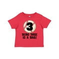 thumbnail image 1 of Inktastic 3rd Birthday Baseball 3 Year Old Boy Boys or Girls Toddler T-Shirt, 1 of 5