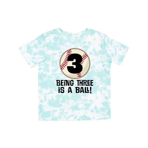 Inktastic 3rd Birthday Baseball 3 Year Old Boy Boys or Girls Toddler T-Shirt