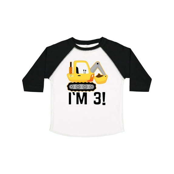 Inktastic 3rd Birthday Construction Party Boy Boys Toddler T-Shirt