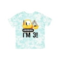 thumbnail image 1 of Inktastic 3rd Birthday Construction Party Boy Boys Toddler T-Shirt, 1 of 5