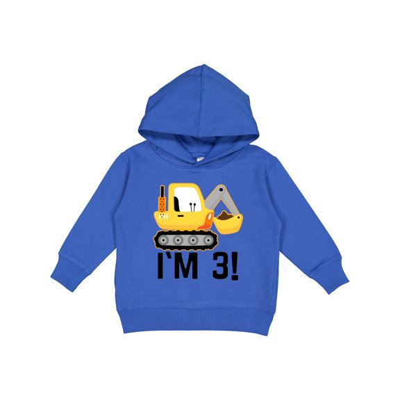 Inktastic 3rd Birthday Construction Party Boy Toddler Hoodie