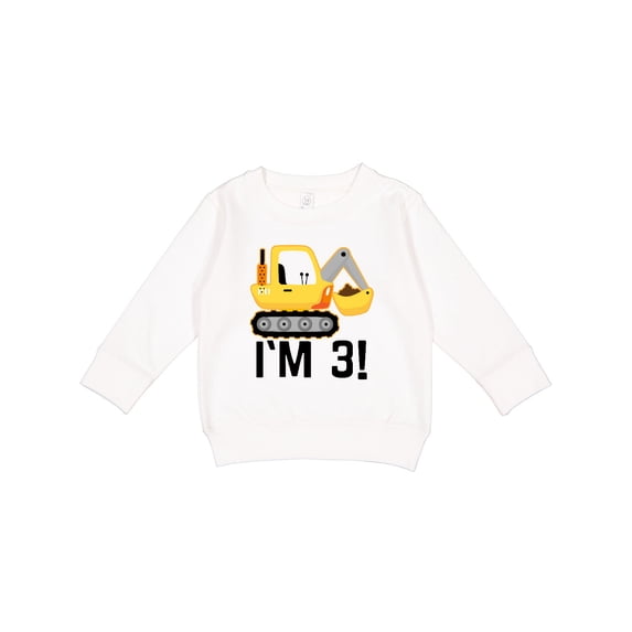 Inktastic 3rd Birthday Construction Party Boy Toddler Sweatshirt