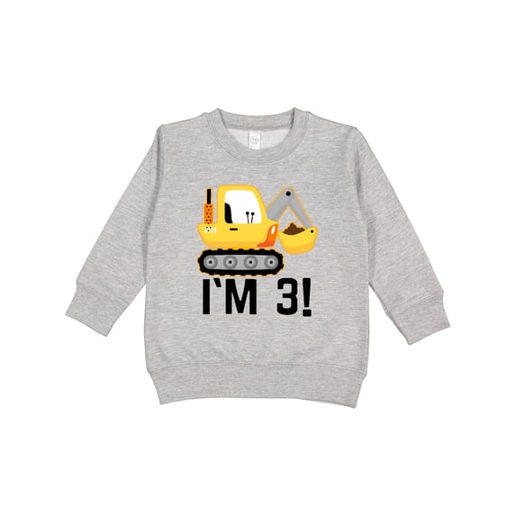 Inktastic 3rd Birthday Construction Party Boy Toddler Sweatshirt