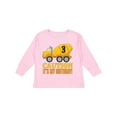 thumbnail image 1 of Inktastic 3rd Birthday Construction Truck, Cement Mixer 3 Years Old Boys Long Sleeve Toddler T-Shirt, 1 of 5
