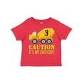 thumbnail image 1 of Inktastic 3rd Birthday Construction Truck, Cement Mixer 3 Years Old Boys Toddler T-Shirt, 1 of 5