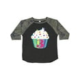 thumbnail image 1 of Inktastic 3rd Birthday Cupcake Boys or Girls Toddler T-Shirt, 1 of 5