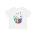 thumbnail image 1 of Inktastic 3rd Birthday Cupcake Boys or Girls Toddler T-Shirt, 1 of 5