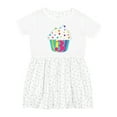 thumbnail image 1 of Inktastic 3rd Birthday Cupcake Girls Toddler Dress, 1 of 5