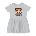 thumbnail image 1 of Inktastic 3rd Birthday Cute Tiger 3 Year Old Girls Toddler Dress, 1 of 5