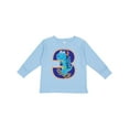 thumbnail image 1 of Inktastic 3rd Birthday Dinosaur Boy 3 Year Old Boys Long Sleeve Toddler T-Shirt, 1 of 5