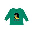thumbnail image 1 of Inktastic 3rd Birthday Dinosaur Party Boys Long Sleeve Toddler T-Shirt, 1 of 5