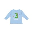 thumbnail image 1 of Inktastic 3rd Birthday Dinosaur Party Boys or Girls Long Sleeve Toddler T-Shirt, 1 of 5