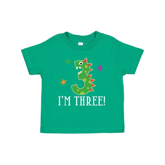 Inktastic 3rd Birthday Dinosaur Party Boys or Girls Toddler T-Shirt