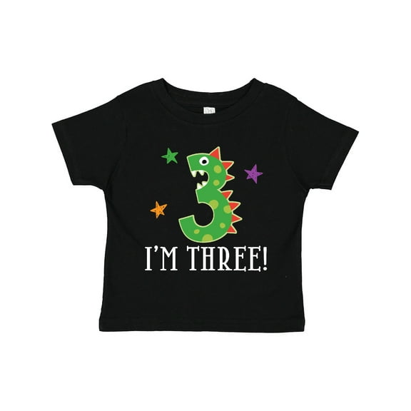Inktastic 3rd Birthday Dinosaur Party Boys or Girls Toddler T-Shirt