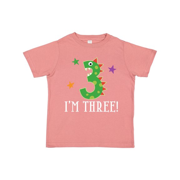 Inktastic 3rd Birthday Dinosaur Party Boys or Girls Toddler T-Shirt