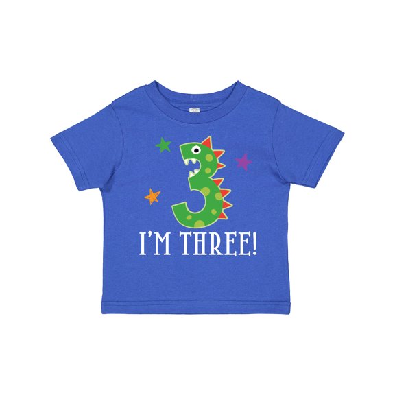 Inktastic 3rd Birthday Dinosaur Party Boys or Girls Toddler T-Shirt