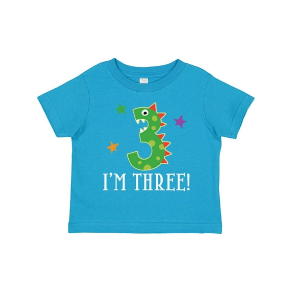 Inktastic 3rd Birthday Dinosaur Party Boys or Girls Toddler T-Shirt
