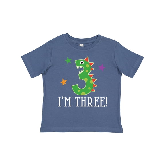 Inktastic 3rd Birthday Dinosaur Party Boys or Girls Toddler T-Shirt