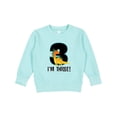 thumbnail image 1 of Inktastic 3rd Birthday Dinosaur Party Toddler Sweatshirt, 1 of 4