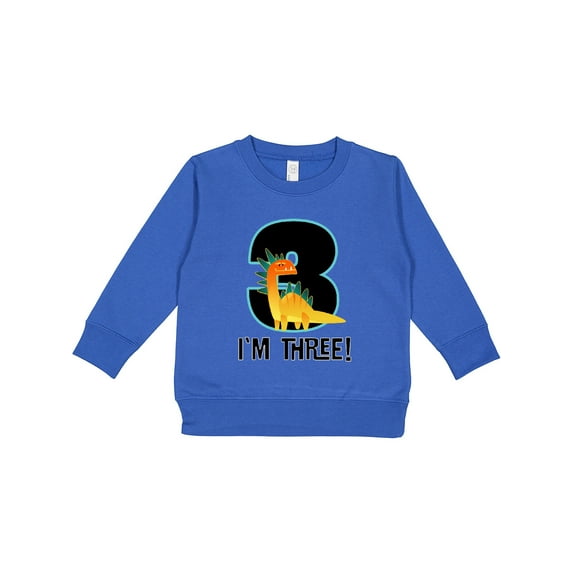 Inktastic 3rd Birthday Dinosaur Party Toddler Sweatshirt