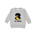 thumbnail image 1 of Inktastic 3rd Birthday Dinosaur Party Toddler Sweatshirt, 1 of 4