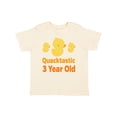 thumbnail image 1 of Inktastic 3rd Birthday Duck Quacktastic 3 Year Old Boys or Girls Toddler T-Shirt, 1 of 5