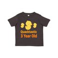 thumbnail image 1 of Inktastic 3rd Birthday Duck Quacktastic 3 Year Old Boys or Girls Toddler T-Shirt, 1 of 5