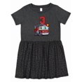 thumbnail image 1 of Inktastic 3rd Birthday Fire Truck Girls Toddler Dress, 1 of 5