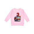thumbnail image 1 of Inktastic 3rd Birthday Fire Truck Toddler Sweatshirt, 1 of 4