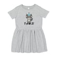 thumbnail image 1 of Inktastic 3rd Birthday Funny Raccoon 3 Year Old Girls Toddler Dress, 1 of 5