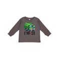 thumbnail image 1 of Inktastic 3rd Birthday Garbage Truck Party Boys Long Sleeve Toddler T-Shirt, 1 of 5