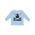 thumbnail image 1 of Inktastic 3rd Birthday Ice Hockey Sports Boys Party Boys Long Sleeve Toddler T-Shirt, 1 of 5