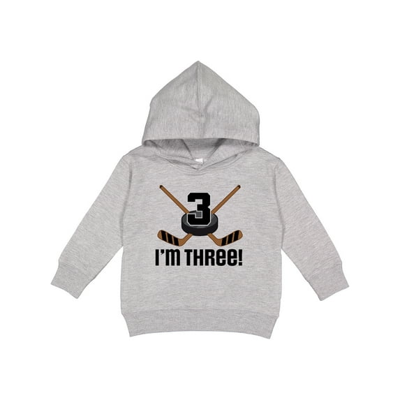 Inktastic 3rd Birthday Ice Hockey Sports Boys Party Toddler Hoodie