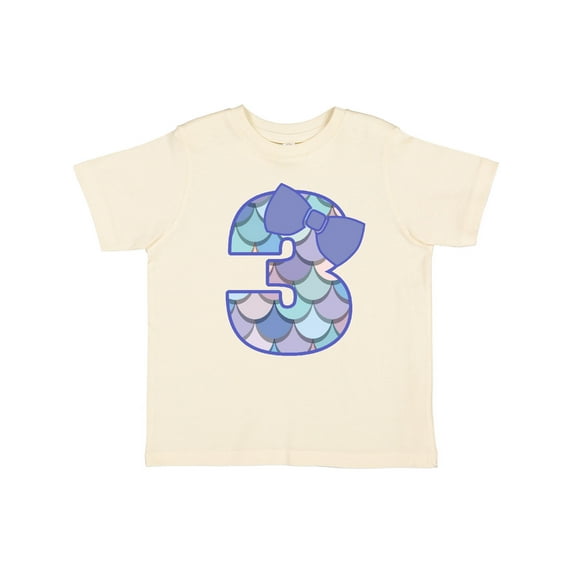 Inktastic 3rd Birthday Mermaid 3 Year Old Girl Girls Toddler T-Shirt