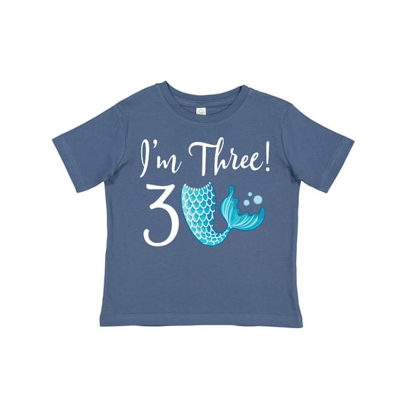 Inktastic 3rd Birthday Mermaid Party Girls Toddler T-Shirt