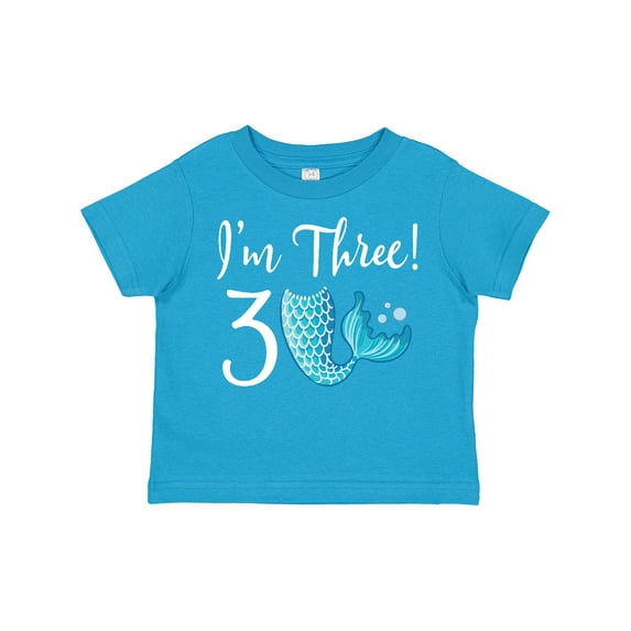 Inktastic 3rd Birthday Mermaid Party Girls Toddler T-Shirt