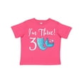 thumbnail image 1 of Inktastic 3rd Birthday Mermaid Party Girls Toddler T-Shirt, 1 of 5